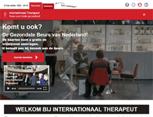 Tablet Screenshot of internationaaltherapeut.nl